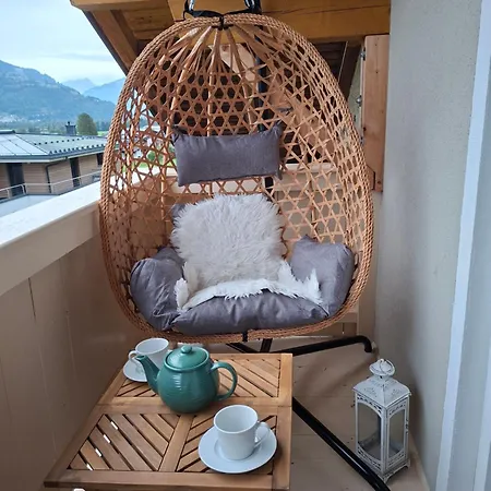 Lovely Rita Studio, Modern - Balcony And Mountain View - Center Apartamento Kaprun